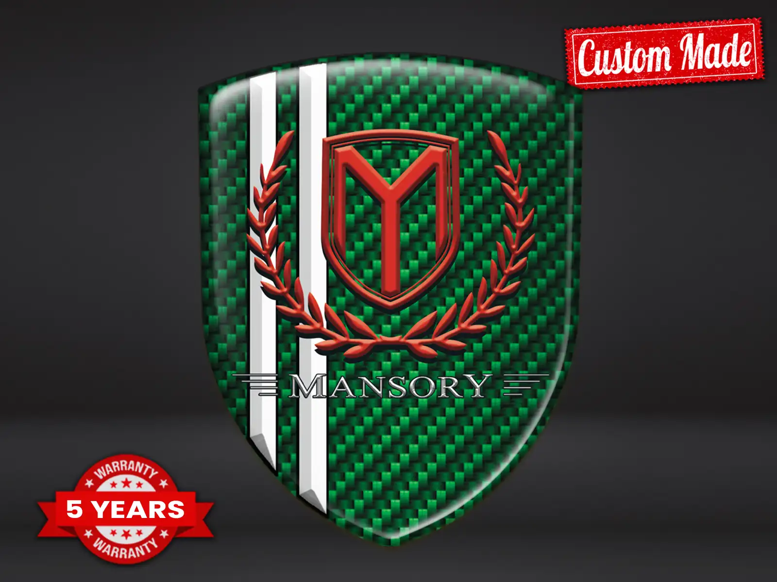 Mansory Logosticker Premium Hochwertig Robust Gedruckt